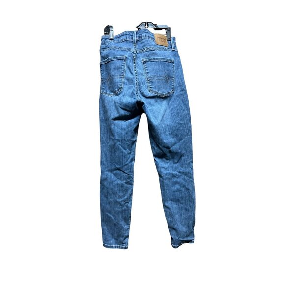 Vintage****LEVI'S***DENIZEN HIGH RISE SKINNY FIT WOMENS BLUE JEANS Size 4S 27X28 - Picture 4 of 9